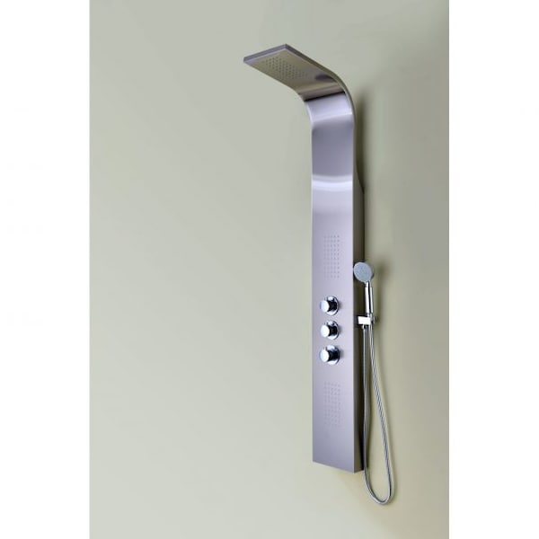 Anzzi Arc 2-Jetted Brushed Stainless Steel Shower Panel with Heavy Rain SP-AZ024 - main